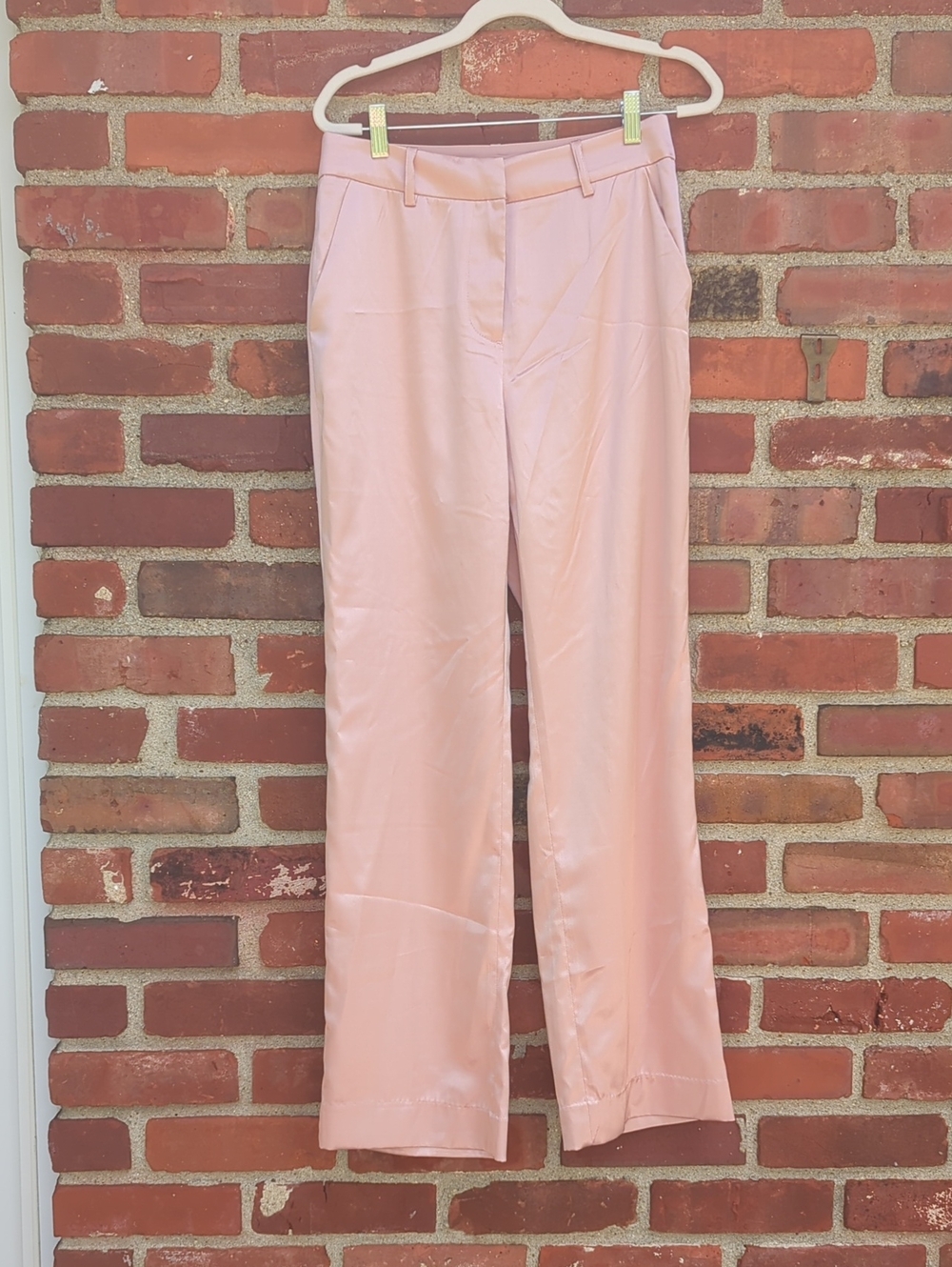 Boston Proper Soft Pink Straight-Leg Dress Trousere 28X32